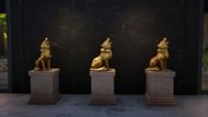 Align all three statues to unlock the door to the secret room at Outlaw Oasis in Fortnite Chapter 6 Season 2 (Image via Sportskeeda Gaming || Epic Games)